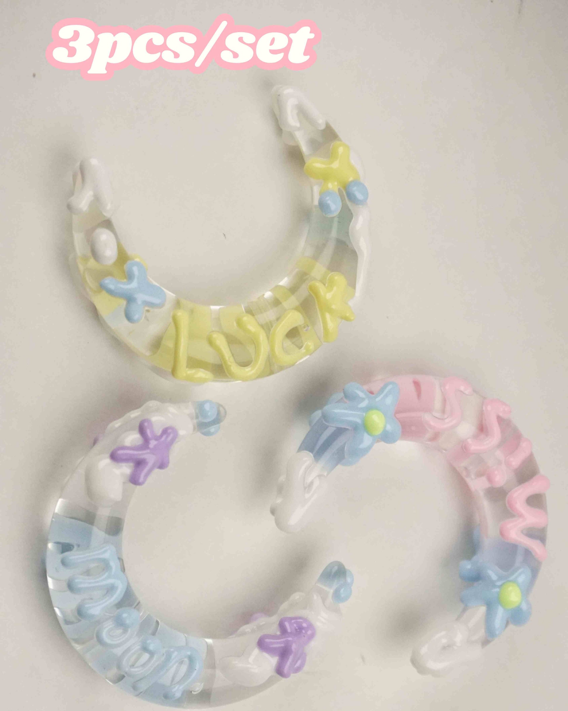 【18】Painted Moon beads