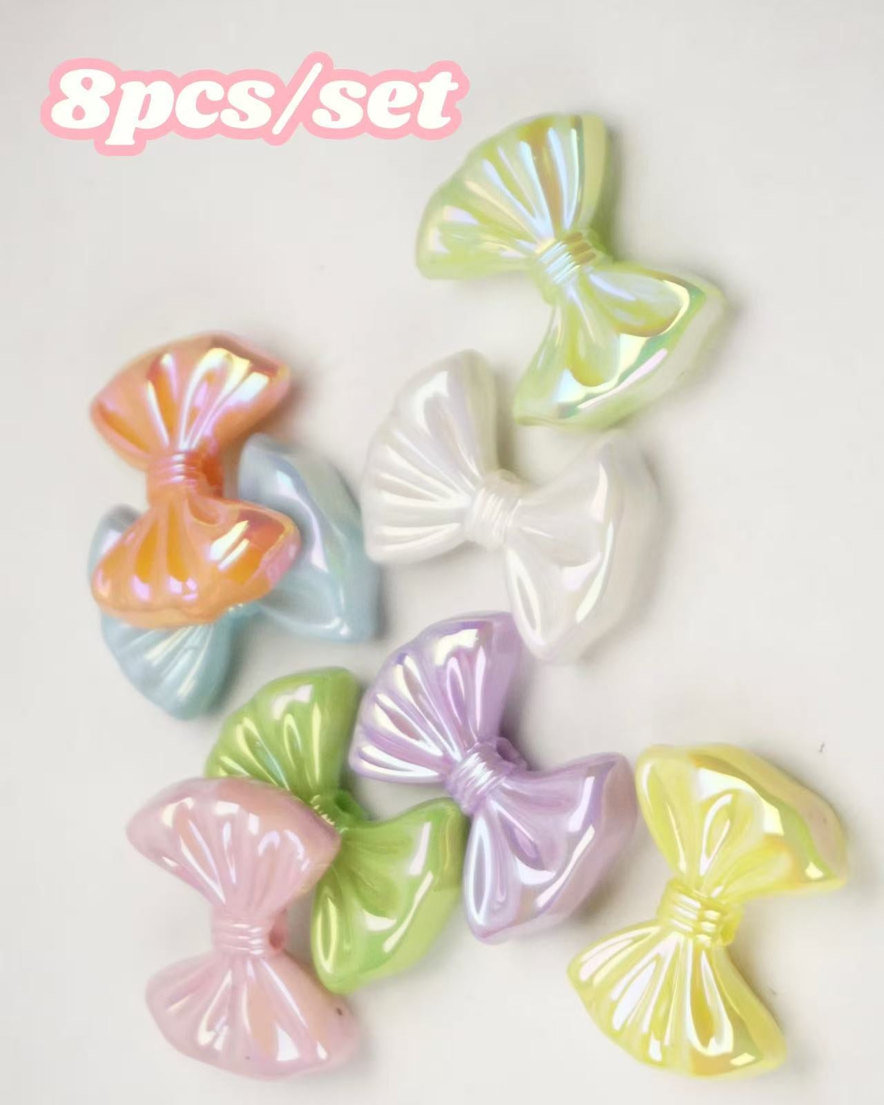 【04】Colorful bow beads