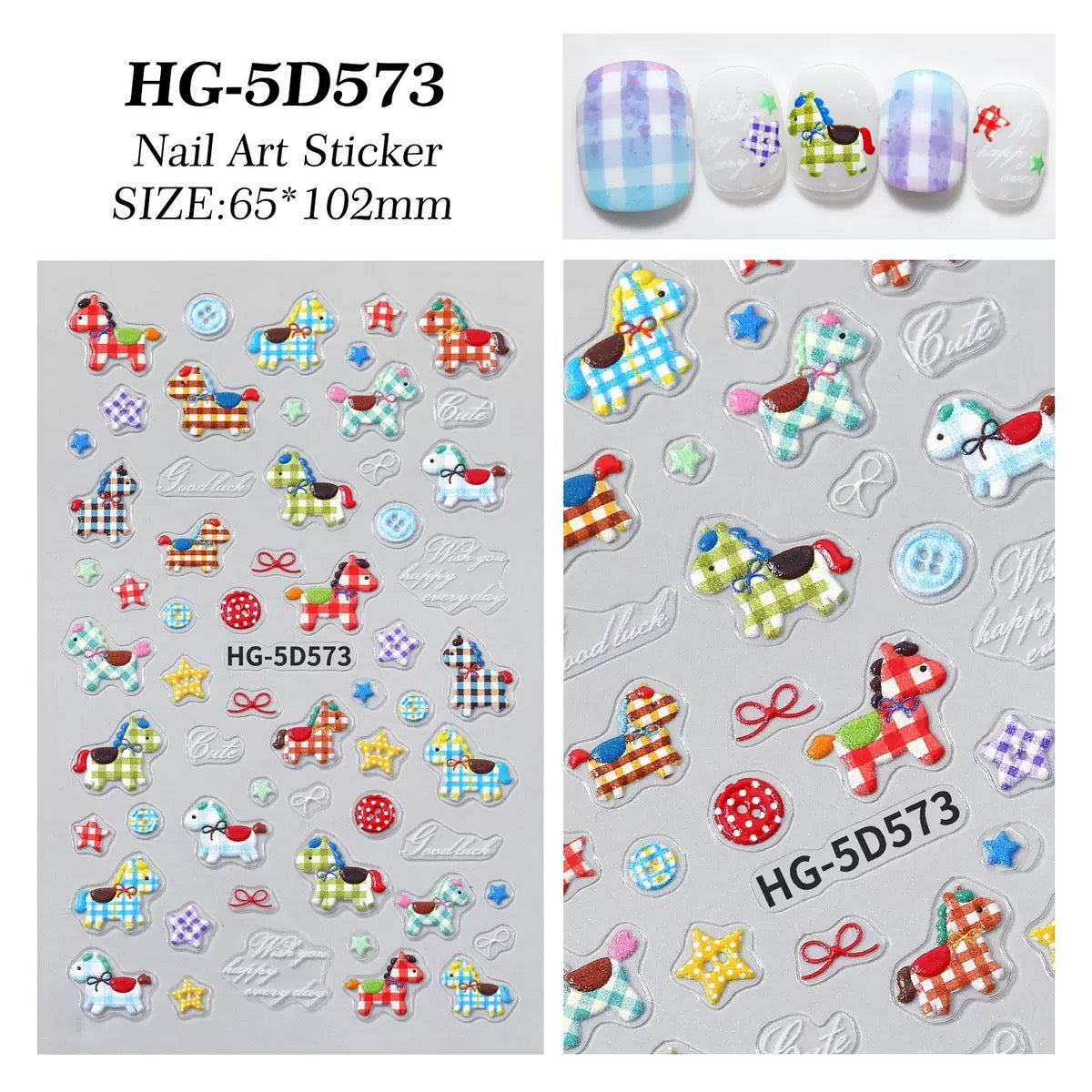 【004】Nail stickers