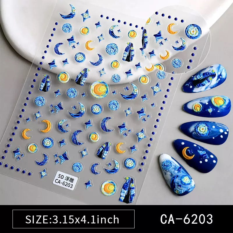 【004】Nail stickers