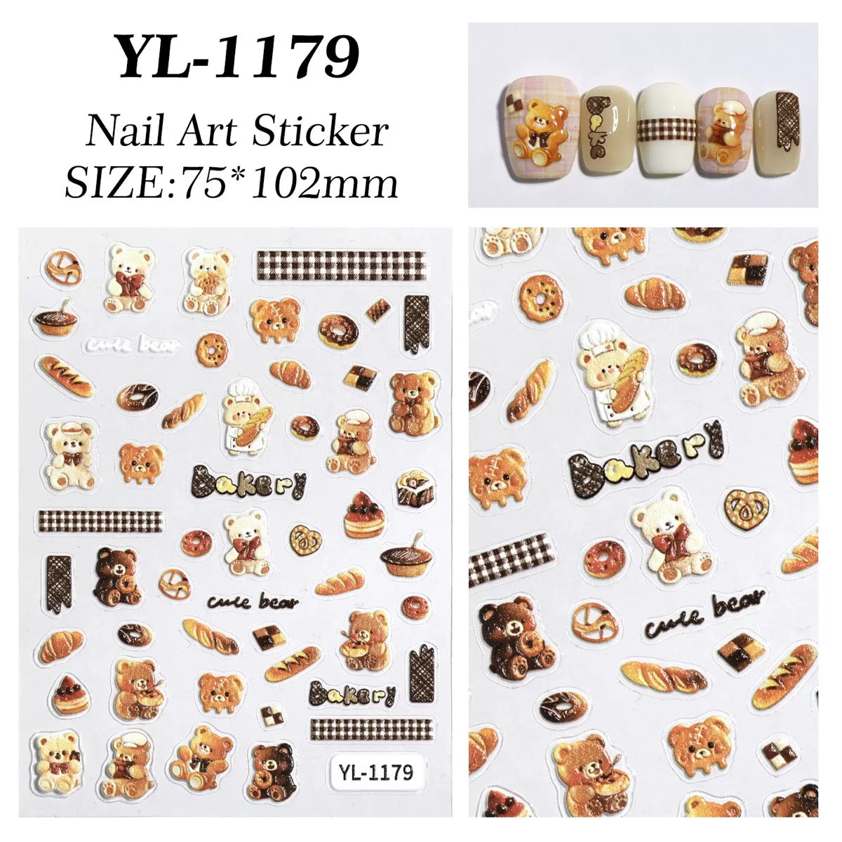 【004】Nail stickers