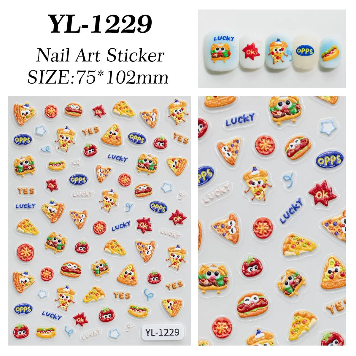 【004】Nail stickers