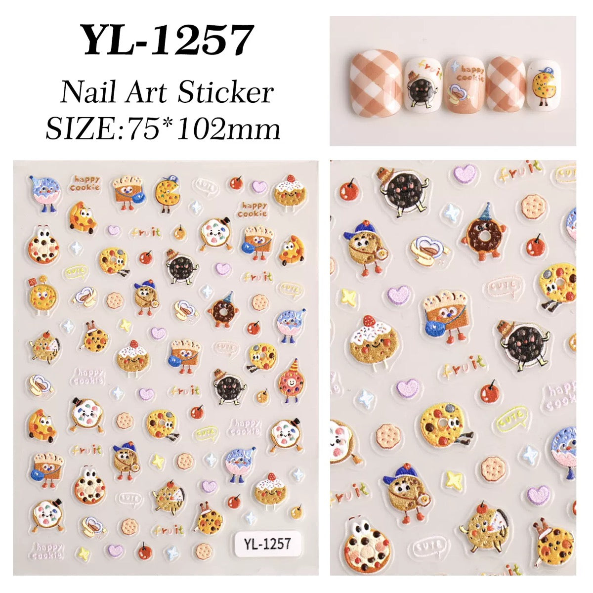 【004】Nail stickers