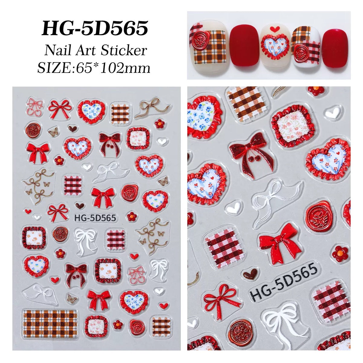 【004】Nail stickers