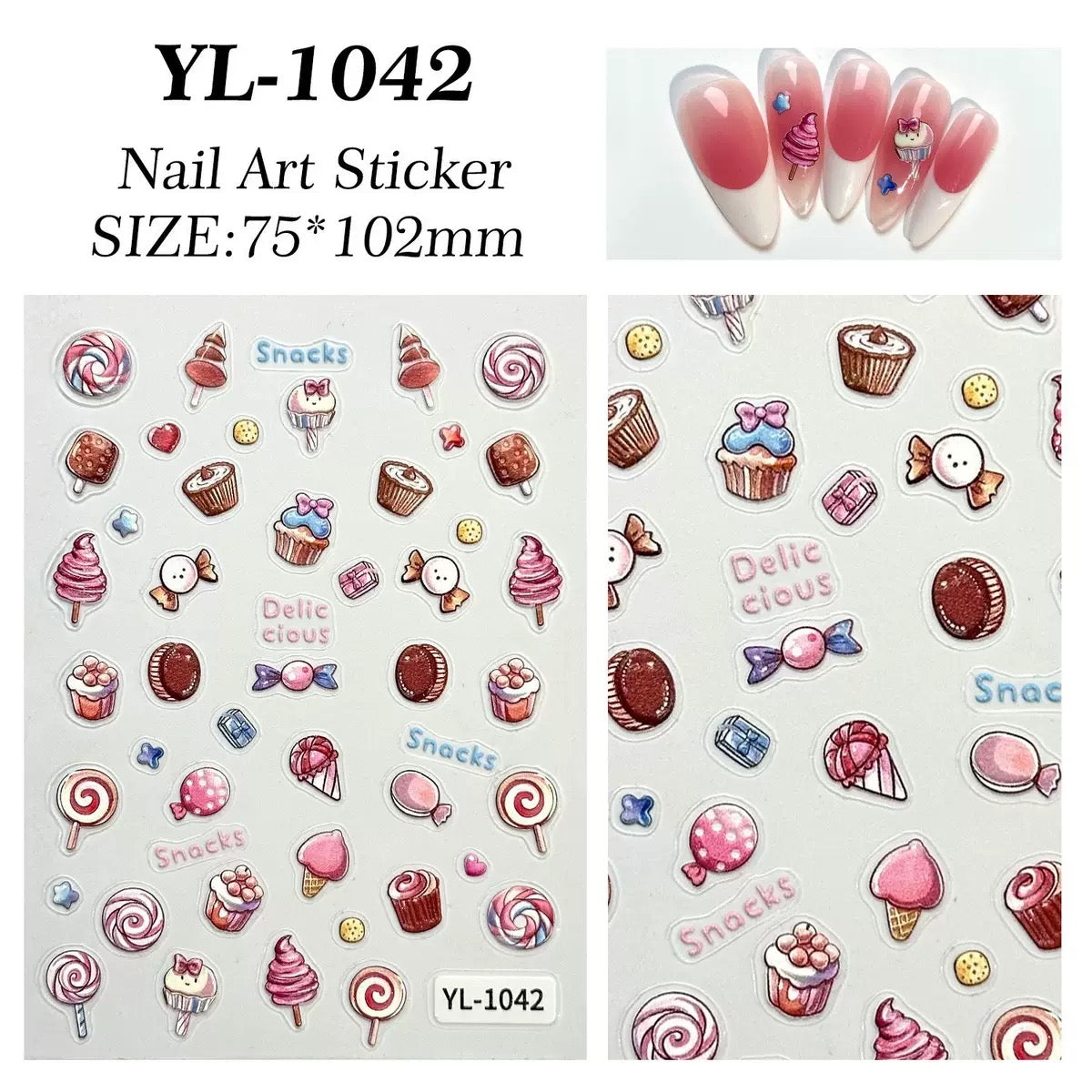 【004】Nail stickers