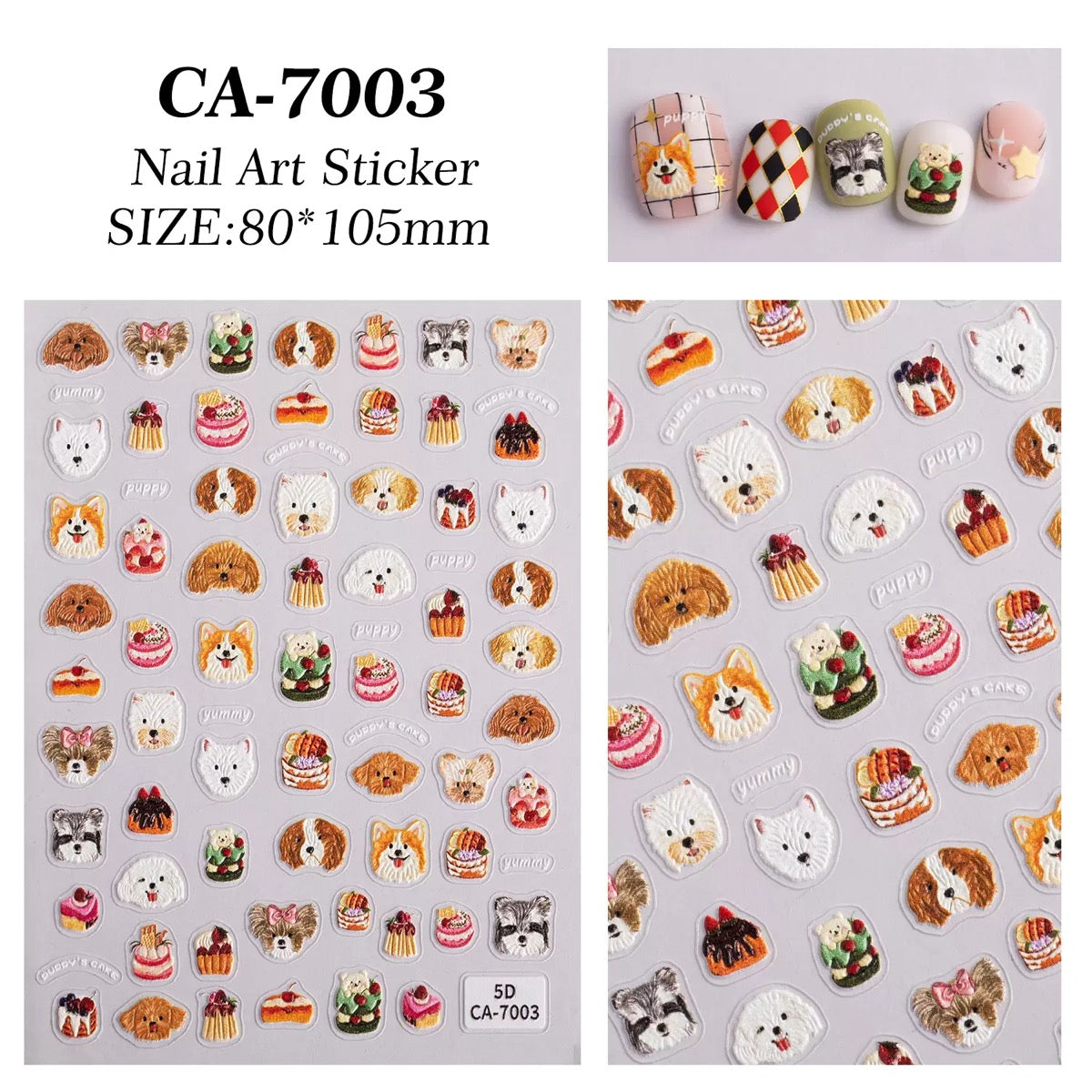 【004】Nail stickers