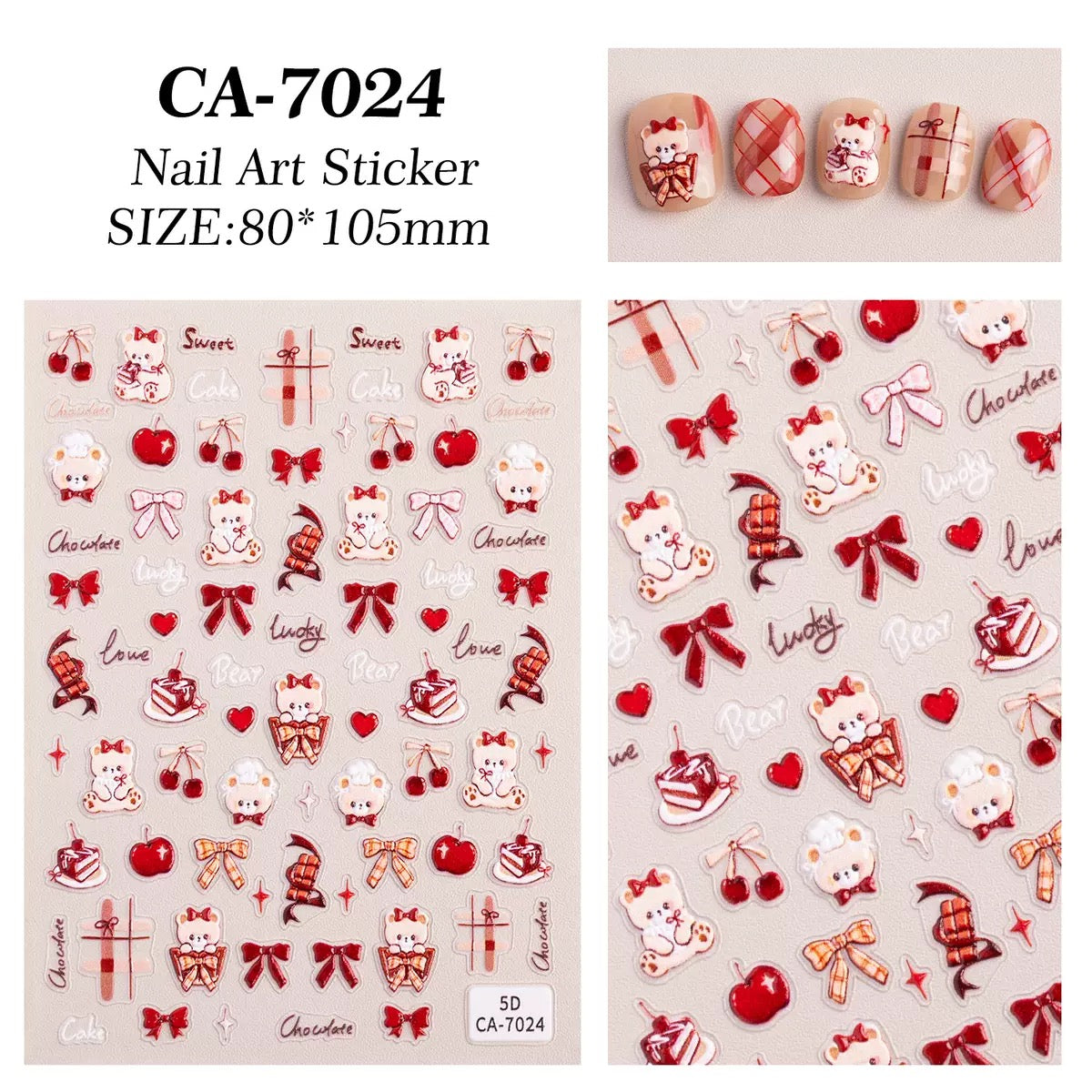 【004】Nail stickers