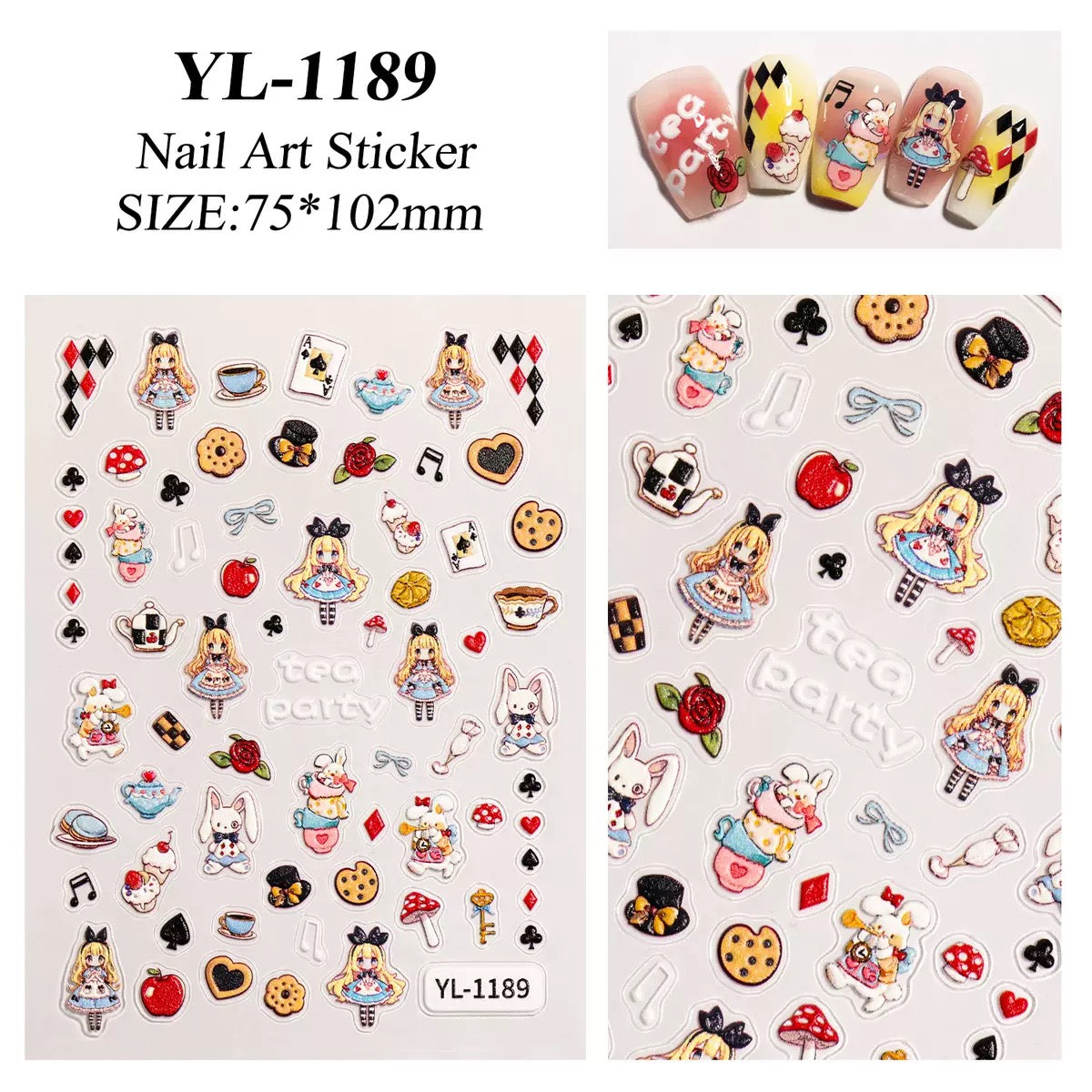 【004】Nail stickers