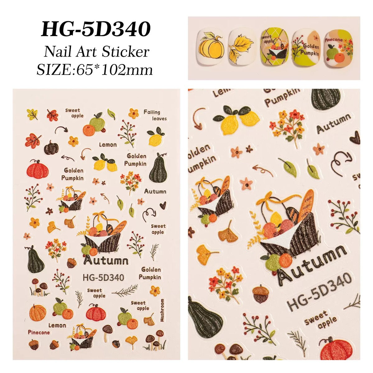 【004】Nail stickers