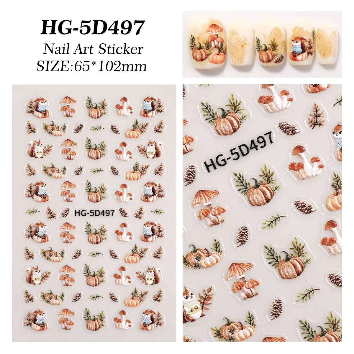 【004】Nail stickers