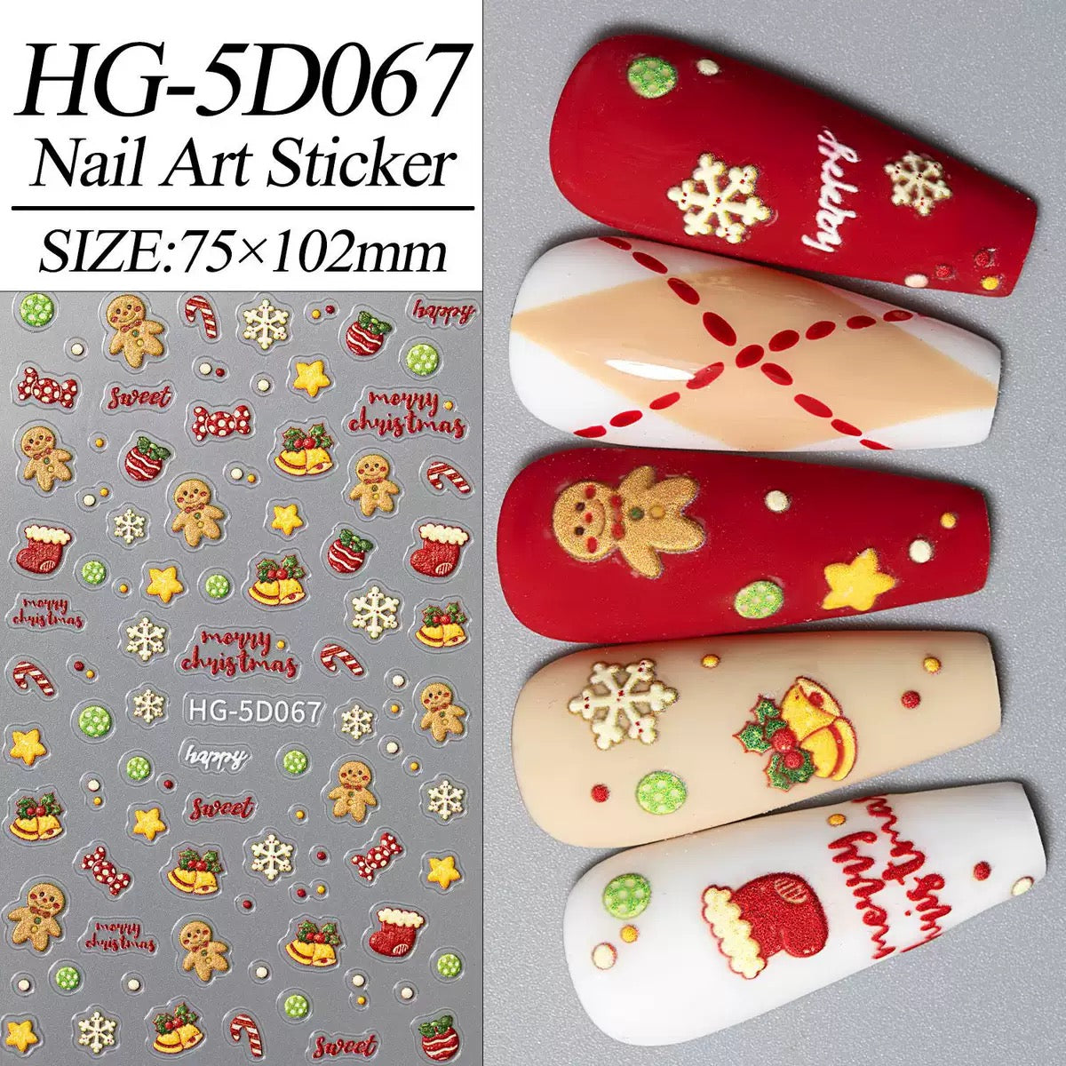 【004】Nail stickers