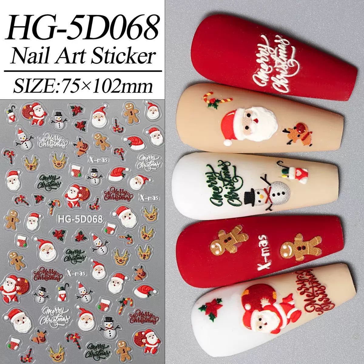 【004】Nail stickers