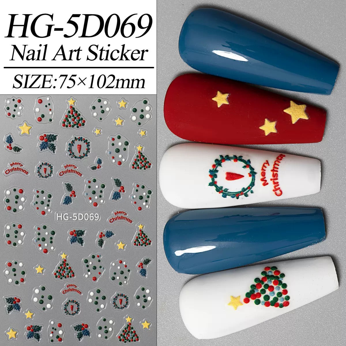 【004】Nail stickers
