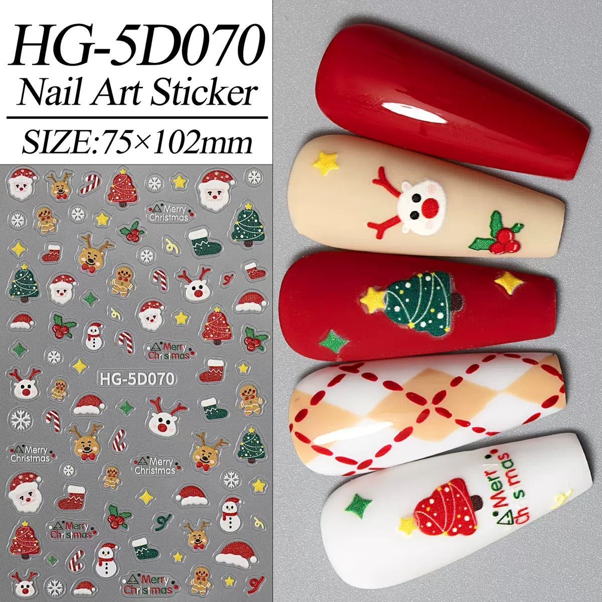 【004】Nail stickers