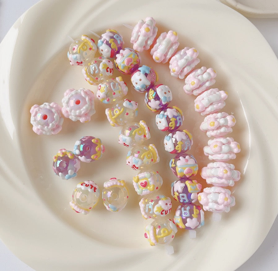 Painted beads