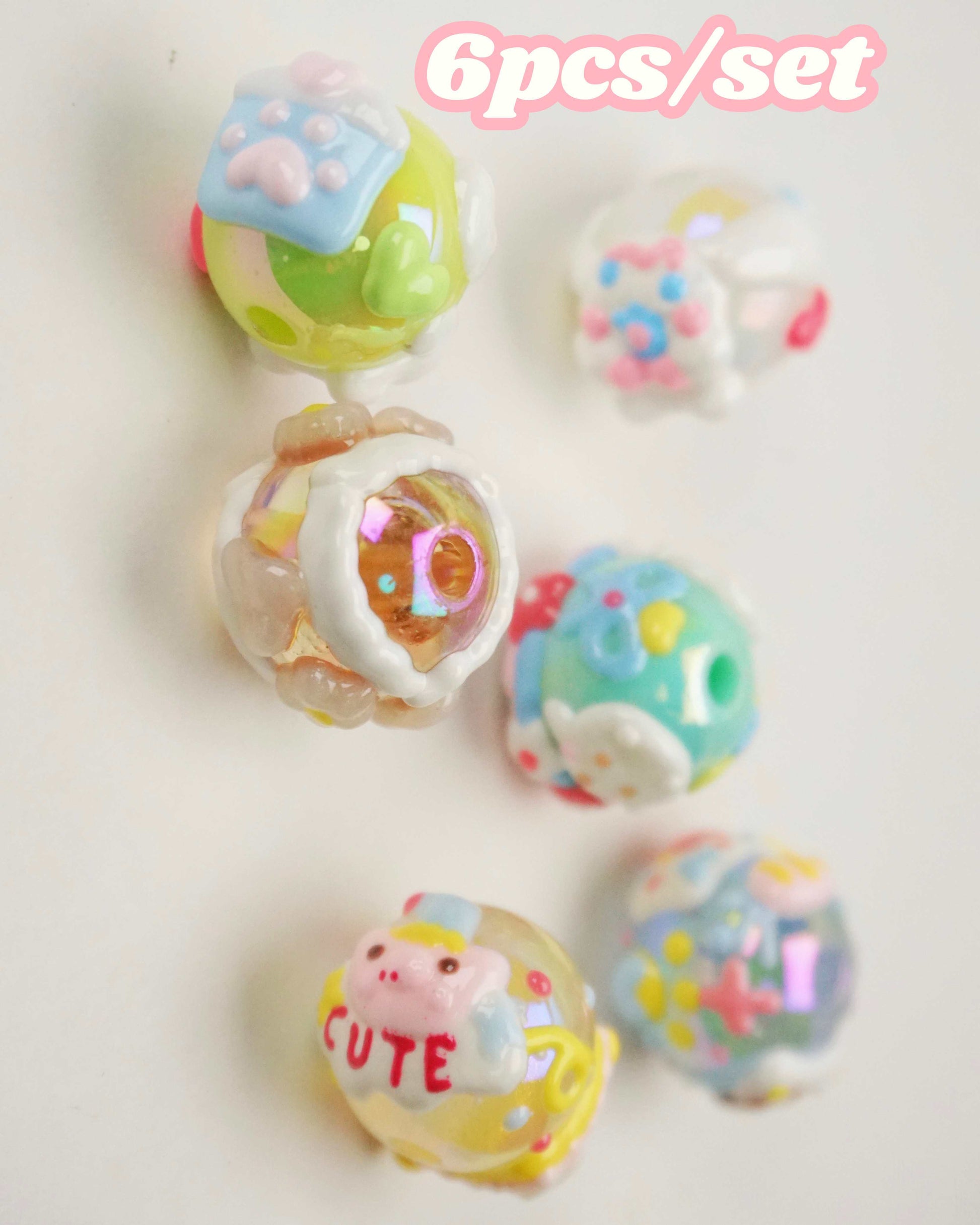 【21】Hand-painted beads(animal)